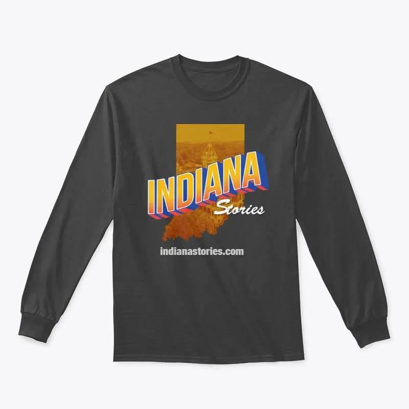 Indiana Stories with logo and words