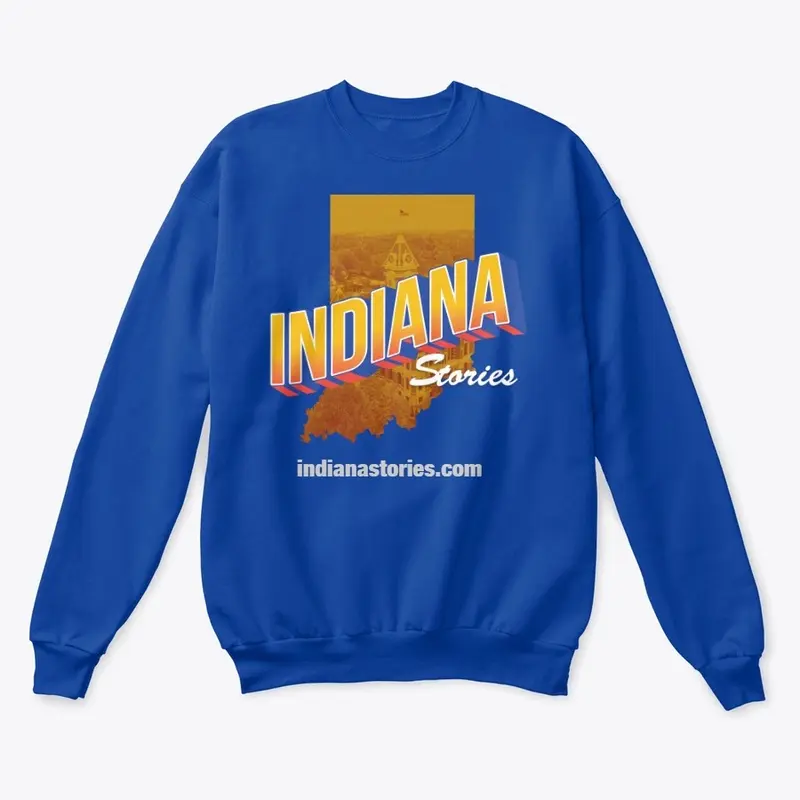 Indiana Stories with logo and words